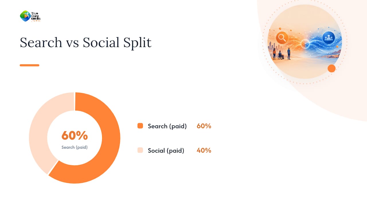 How much should Google Ads and paid social cost for NDIS campaigns? — overview diagram